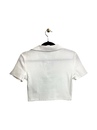 ZARA Regular fit Crop top in White - Size M | 9.9 $ KOOP