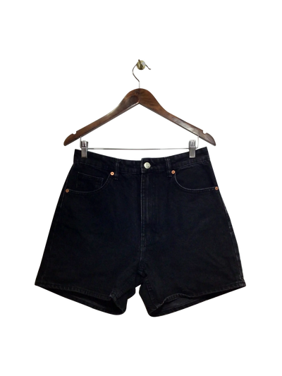 ZARA Regular fit Jean Shorts in Black  -  8   Koop