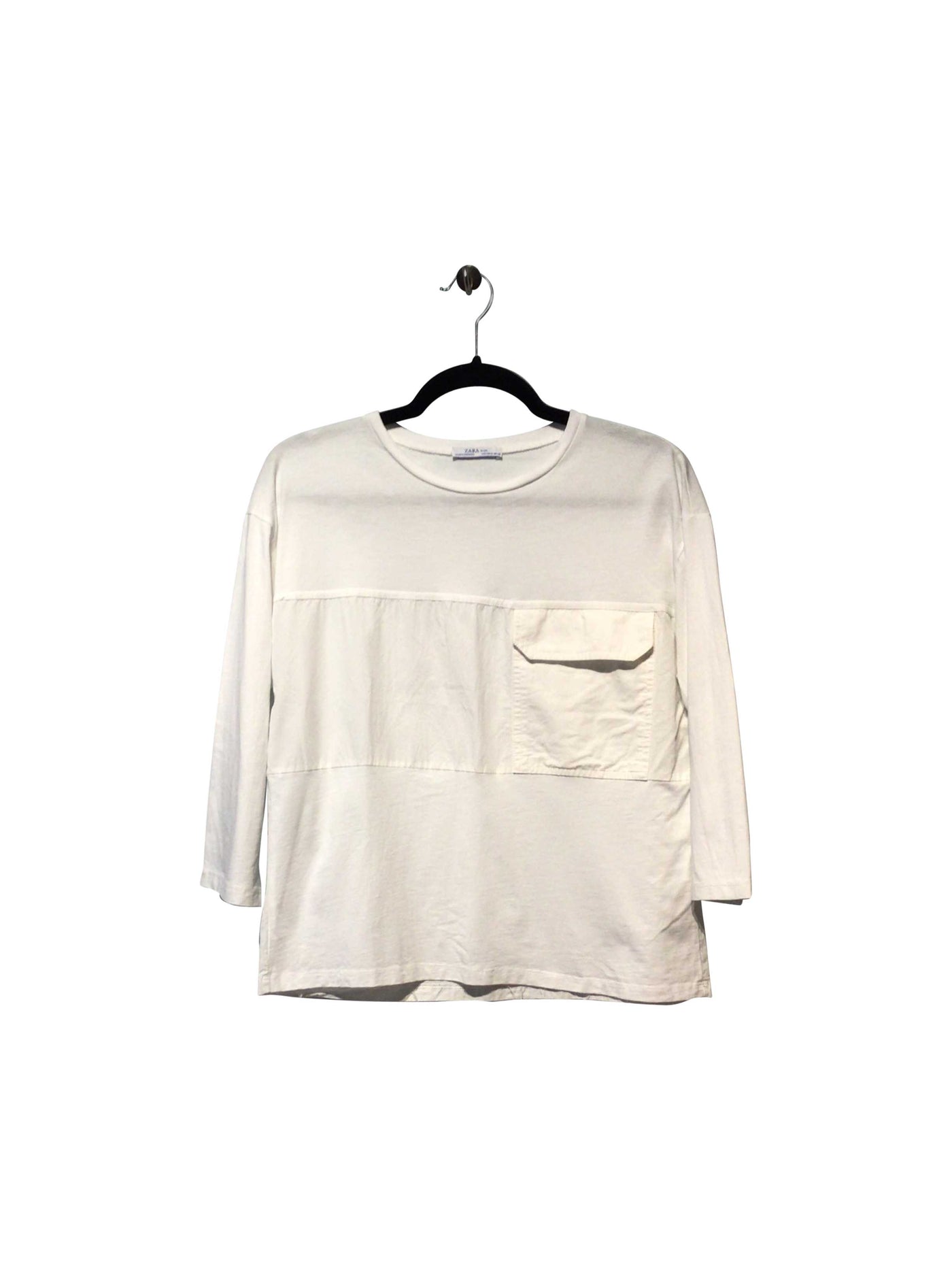 ZARA Regular fit T-shirt in White  -  2  14.25 Koop